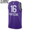 Dres Utah Jazz Simone Fontecchio Nike 2023-24 City Edition Ljubičasta Swingman - Dječji